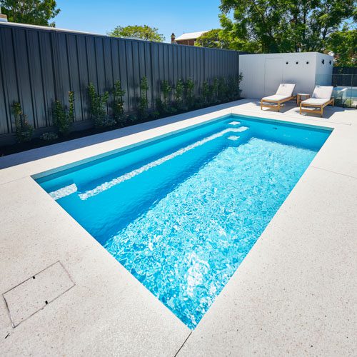 Hamilton Slimline 5.5m x 3m Silver Sparkle Mt Lawley - Swimming Pools ...